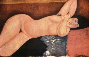 Reclining Nude On A Rug, 1917 Amedeo Modigliani 